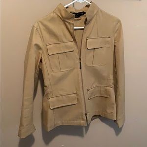 Adrienne Vittadini Tan Jacket size 6